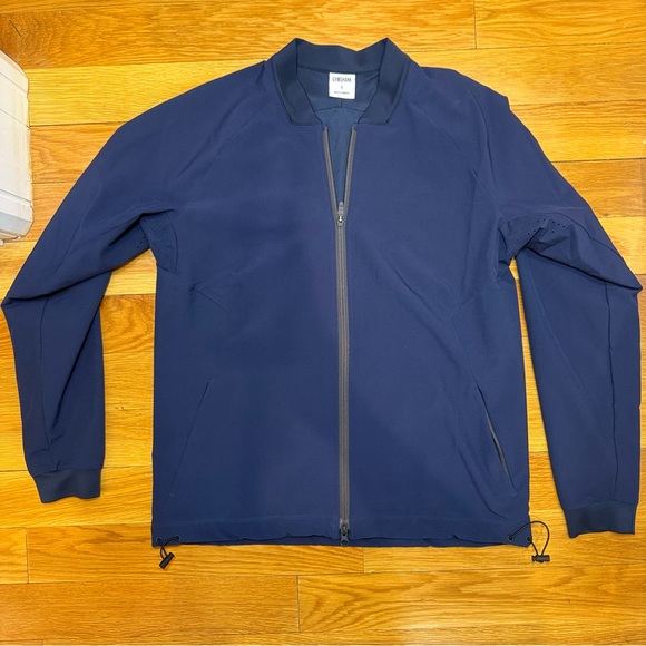 Gymshark Performance Tracksuit Set - Navy Blue Zip Jacket & Joggers - Size S - Picture 3 of 9